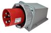SM Industrial Inlet, 3P+N+E 63A 415VAC, IP67, MaxPro, red