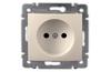 FM Socket Valena, mech.| 2P, 10/16A 250VAC, 2.5mm² screw clamp, Legrand, beige