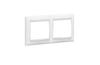 Frame Valena, 2gang, horiz. mount, Legrand, white