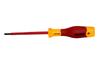 VDE Screwdriver, slotted, 0.8x4.0 x100| 205, insulated blade, 1000V