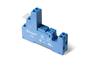 Socket 97.02, 46.52, takes 99.02, incl. 097.01 plastic retain clip, TS35, blue