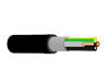 Power Cable CYKY-J, 5G4mm² 450/750V, -15..70°C, 100m/pck, black