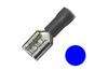 Receptacle Con vh 6.3 b, insulated, female, 1.5..2.5mm² 300V, tab 0.8x6.4mm| 648, -25..75°C, PVC, brass, 100pcs/pck, blue