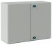 Enclosure E COR, 1200Wx1200Hx300D, plain double door, mounting plate, 2x gland plate 310x110, 1x lock w. ø3mm double bar key, rod system, C3M| epoxy resin layer, IP55 IK10, Nema4, grey