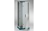 Inner Door EUPI, 1000Wx1800H, double bar locking w. 3mm double-bit insert, incl. vert. uprights, hori. rails, mount accessories, C3M| epoxy resin layer, ETA, grey