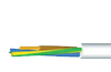 Flexible Cable H05VV-F, 4x1.5mm² 300/500V -5..70°C, 100m/pck, white