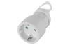 Socket CEE 7/7, 2P+E Schuko 3680W 16A 250V, straight, IP20, white, Emos