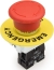 e-Stop Push-button, D40 red mushroom, turn » release, ø22.5mm, 1NC 10A 250VAC, IP40