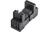 Relay Socket SKB14-E, SK4P, SK36F, 4P 10A 300V, screw clamp, RKE 4CO relays, incl. plastic retaining clip, marker, UL/TÜV/CE, TS35