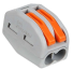 Splicing Connector WCT, 2x 0.08..4mm² 32A 400V, w. operating levers